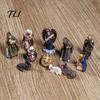 Religious Holiday Display Items 11 Pcs Christmas Nativity Scene Set, Resin Mini Figurines Tabletop Decor, Home Decor Holy Family Angel Shepherd