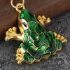 4Pcs Keychain Pendant, Zinc Alloy Frog Shape Key Ring with Chain Design, Key Chain for Keys Backpacks School Bag Accessory