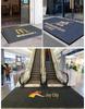 Gray Anti-Slip Commercial Entrance Mat: Wear-Resistant, Thickened Welcome Mat for Entry Doors