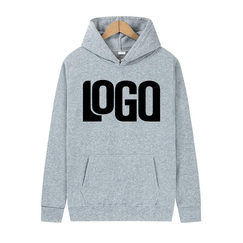 Customized DIY15Printed Hoodies For Men and Women Loose Casual Wear Long Sleeved Hooded Sweaters