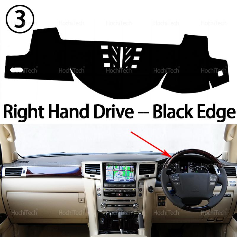 For Lexus LX570 J200 2008 2009 2010-2015 Car Dashboard Cover Avoid Light Pad Instrument Platform Cover Mat Carpet Accessories