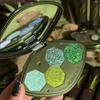 Girlcult Make-up Paletka Očních Stínů 4 Barvy Chameleon Třpytivá Lesklá Matná Oční Stíny Vysoce Pigmentovaná Oční Paletka Přírodní Barvy