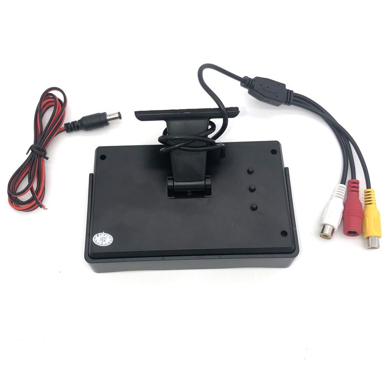 Telecamera posteriore per auto con ampio display LCD TFT da 4,3" o monitor, impermeabile, visione notturna, retromarcia, facile installazione