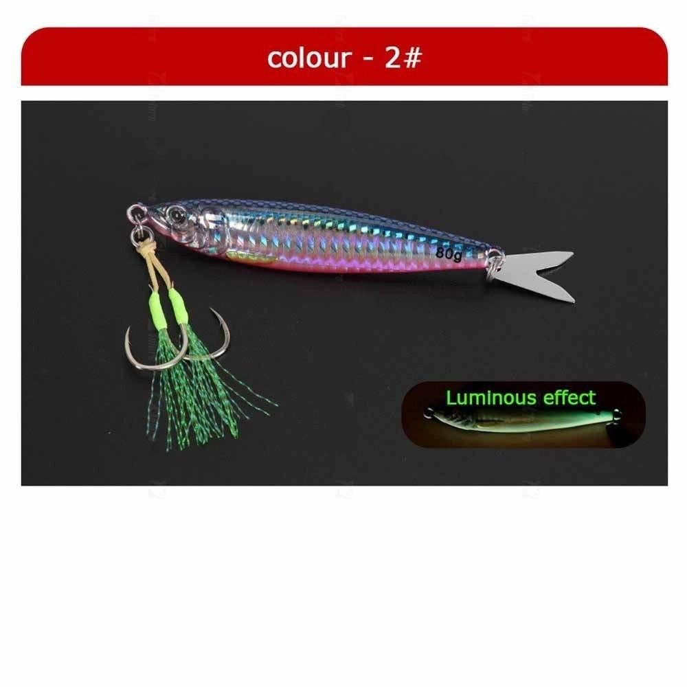 Slow Sinking Simulation Fish Lures Metal Artificial Fishing Bait Fishing Lures  Saltwater Fishing
