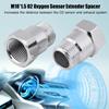 2Pcs 32mm M18*1.5 O2 Oxygen Sensor Extender Extension Spacer Bungs Adapter Silver