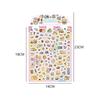 2/3Pcs Cartoon Cute Retro Mini Animal Stickers Handbook Notebook Planner Diary Series Decorative Memo Paper Cutting Film Decals