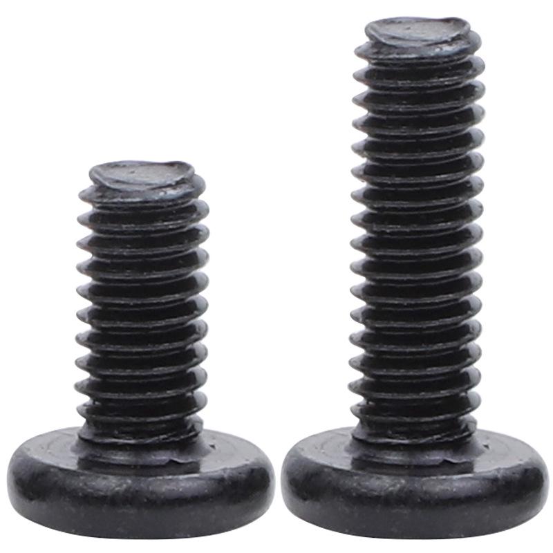 BM Black Cross Slot Pan Head Machine Screws M1.7-M5
