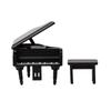 1:12 Scale Miniature Dollhouse Furniture Wooden Triangle Piano Model Decorative Accessory DIY Craft Display