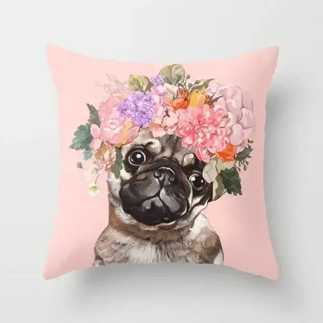 Cartoon Animal Unicorn Decoration Pillowcase Cushion Cover Home Giraffe Sofa Car Llama Alpaca Party