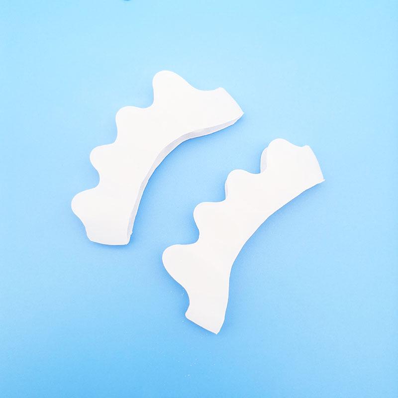 Five-Hole Silicone Toe Separators for Bunion Correction and Overlapping Toe Relief (Day & Night Use)