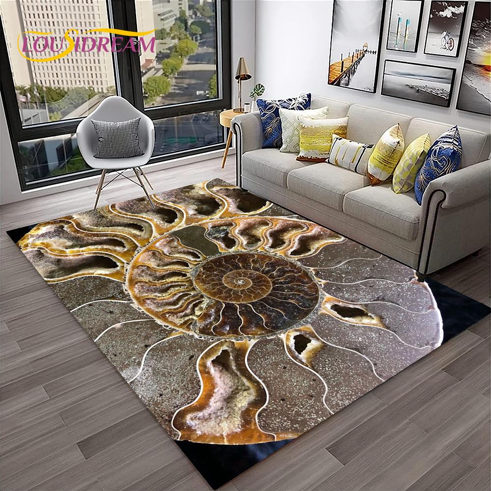 Animal Fossil Dinosaur 3D Series Carpet HD Rug for Home Living Room Bedroom Sofa Doormat Decor,kids Area Rug Non-slip Floor Mat