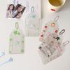Star Strawberry ID Photo Photocard Frame Keychain Pendant Card Protective Case  School Stationery