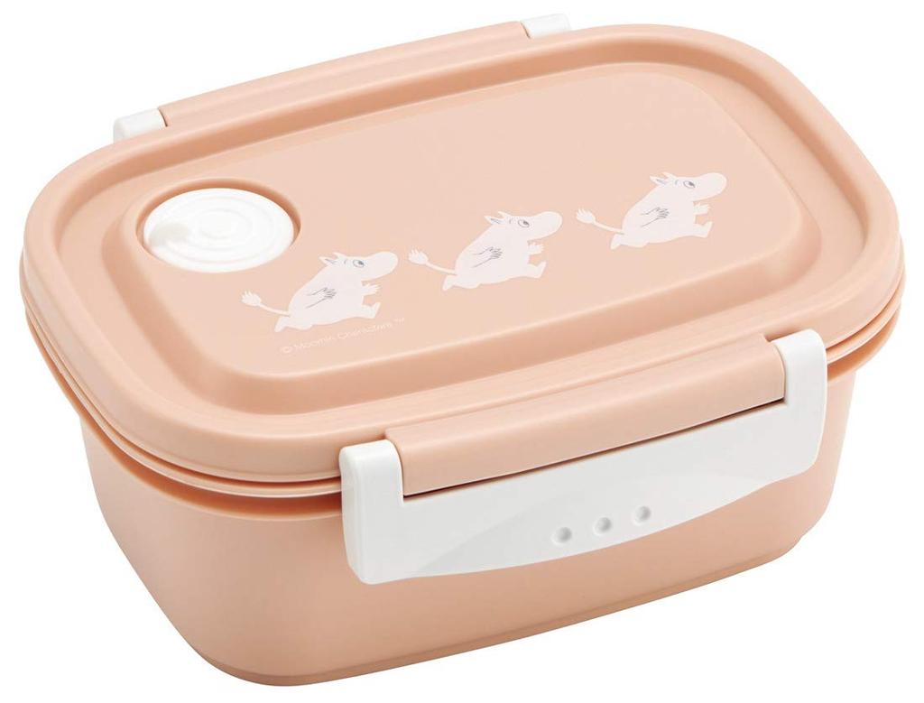 Skater Easy Light Bento Moomin Sealable Storage XPM3 & Box, Small, Microwave-Safe, 430ml, Design, Container,