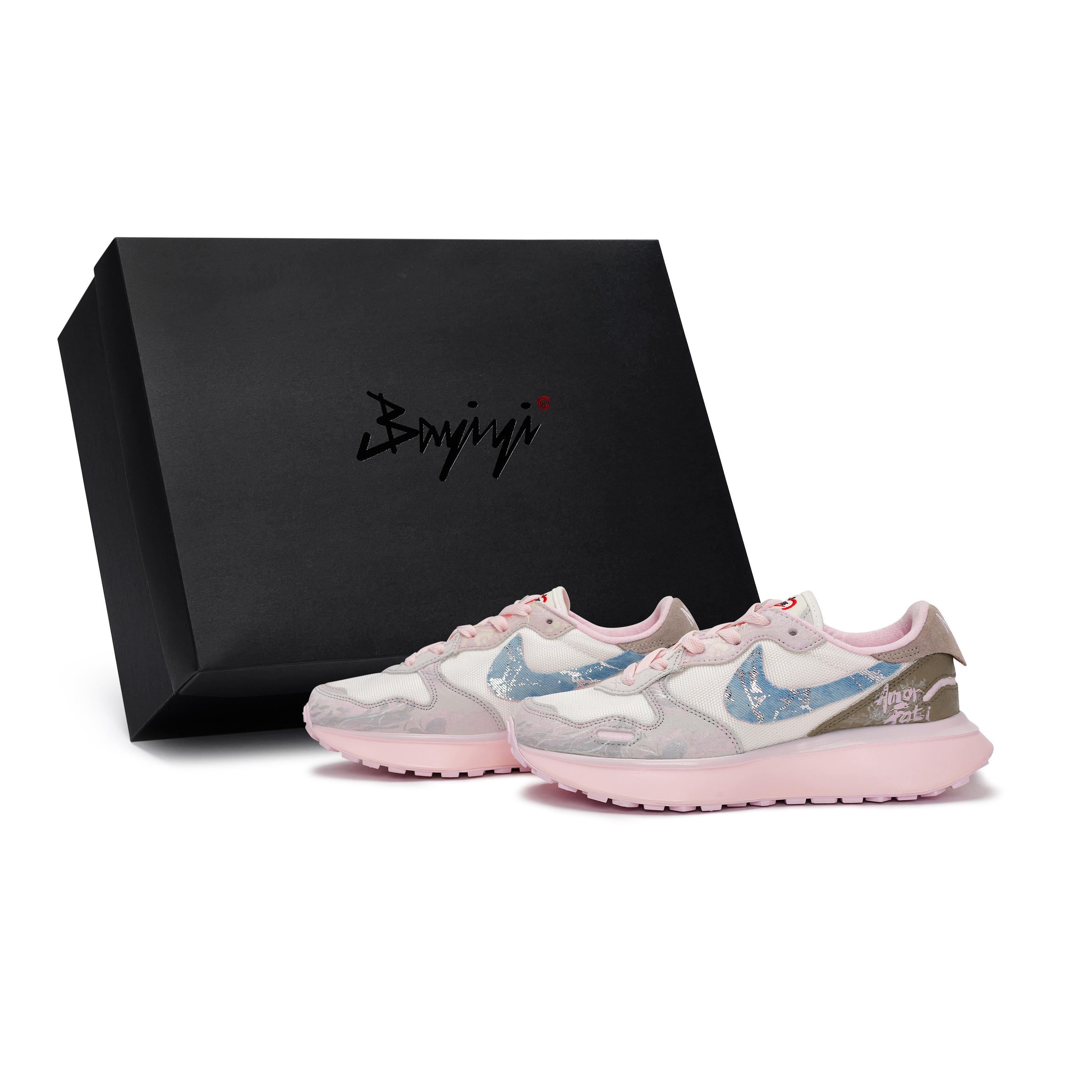 

Nike Phoenix Waffle Slip Resistant Abrasion Resistant Low top Running Shoes Women s Gray Pink Blue Brown HV5993-161(Team80-S-BOX) 38.5