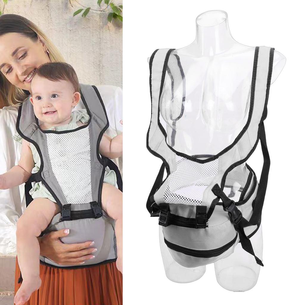 Baby Carrier Ergonomic Lightweight Breathable Comfortable Portable Infant Carrier with Hip Seat for 0-36 Months