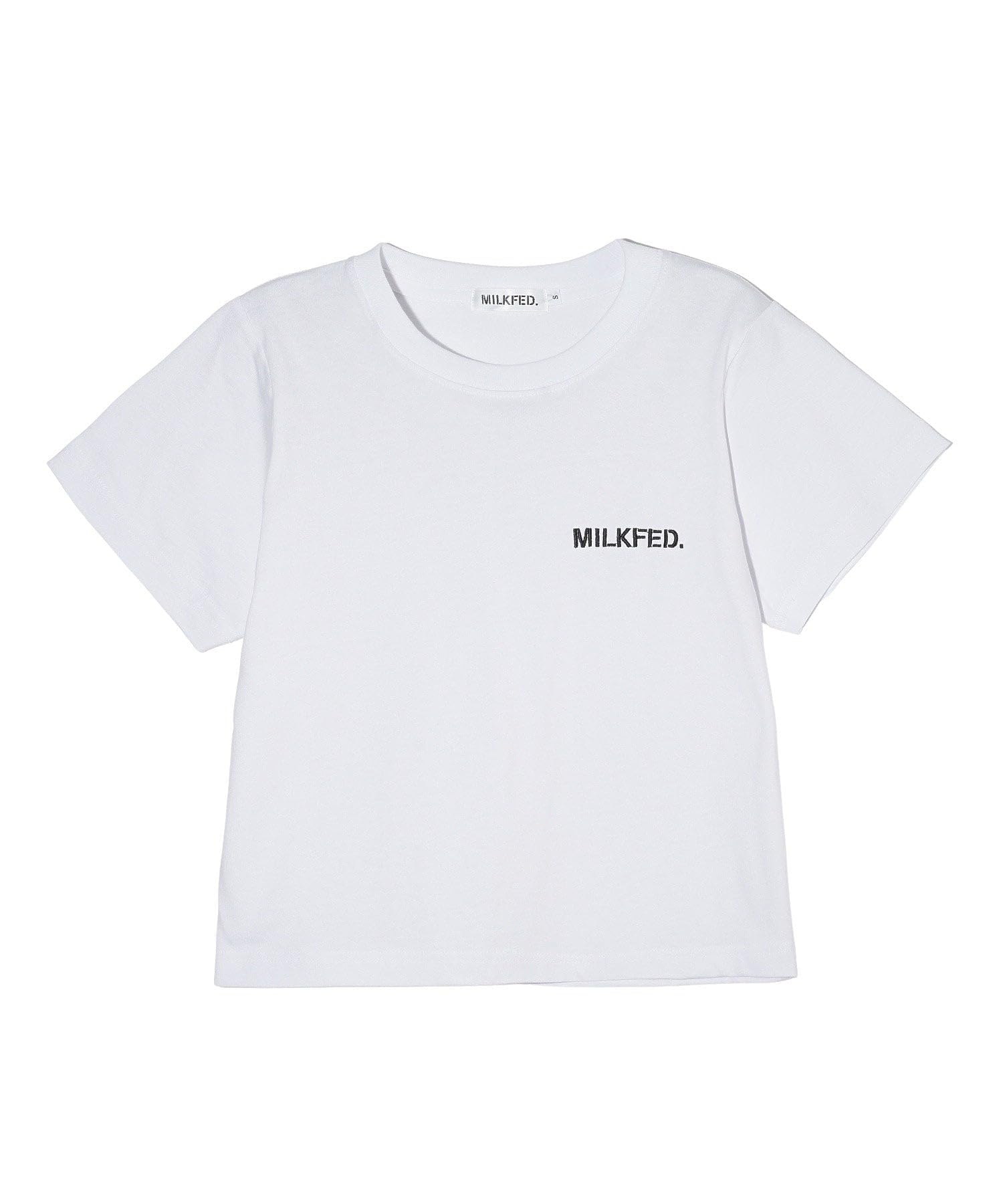 

Milkfed Casual STENCIL LOGO COMPACT TEE in WHITE Women s S/S белый