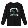 Womens My God Is Stronger Than Kidney Disease Awareness Costume T Shirt Black 2X Large vintage Washed Unisex Versatile fashion