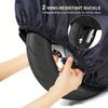 Heavy Duty 210D Oxford Motorcycle Cover - All-Weather,Anti-Theft & Reflective Strips.Universal Fit,Durable & Stylish Protection.