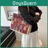 Chic Vintage Tote Bag For Women With Spacious Interior In Trendy Spring Colors