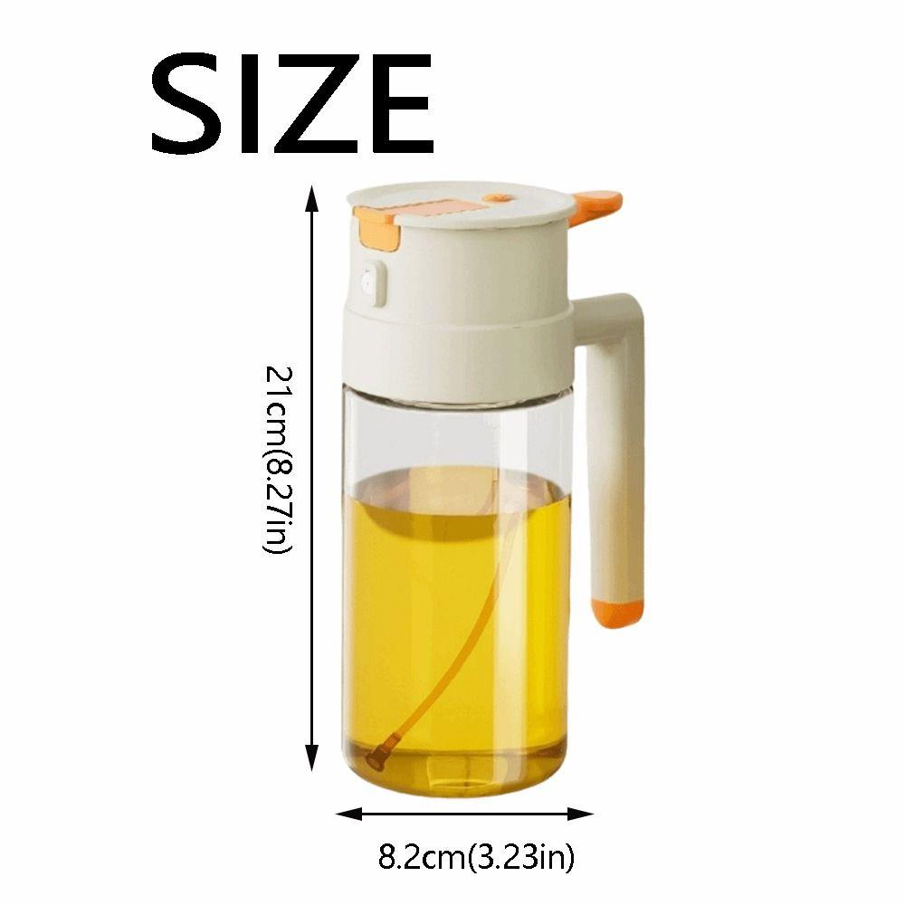 Leak-proof Oil Dispenser Bottle 650ML Kitchen Spray Container Oil Sprayer Dispenser  BBQ Tool