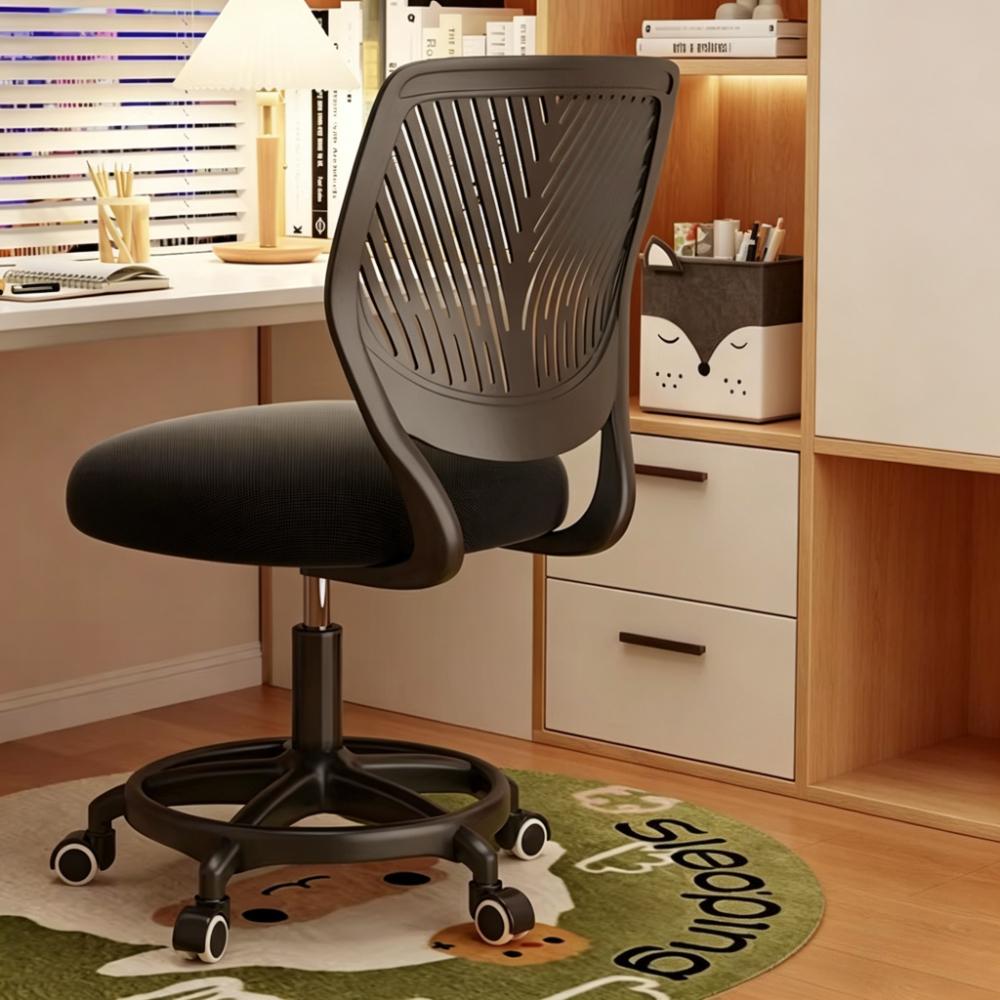 Ergonomischer Komfortabler Drehstuhl Bürostuhl Zuhause Student Rückenlehnenstuhl Hebbare Stühle Armlehnen Verstellbar für Zuhause