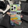 Color Paint Graffiti Applies To Apple 17promax Mobile Phone Case iPhone16 Tide 14 High Sense 15 Color Silver 13
