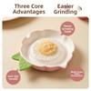 Raised Teeth Ceramic Grater Plate 2-in-1 Manual Garlic Masher Kitchen Puree Grater  Restaurant