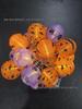 Solar LED Fabric Lantern String Lights - Colorful, Flashing, Starry Sky Decor for Outdoor Courtyard Festivals and Christmas