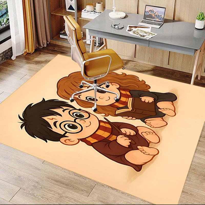 1PC Harry Potter Hermione Granger Non-Slip Floor carpet, suitable for Office, bedroomand playrooms. It can also be used as a sofa footrest cover-T53