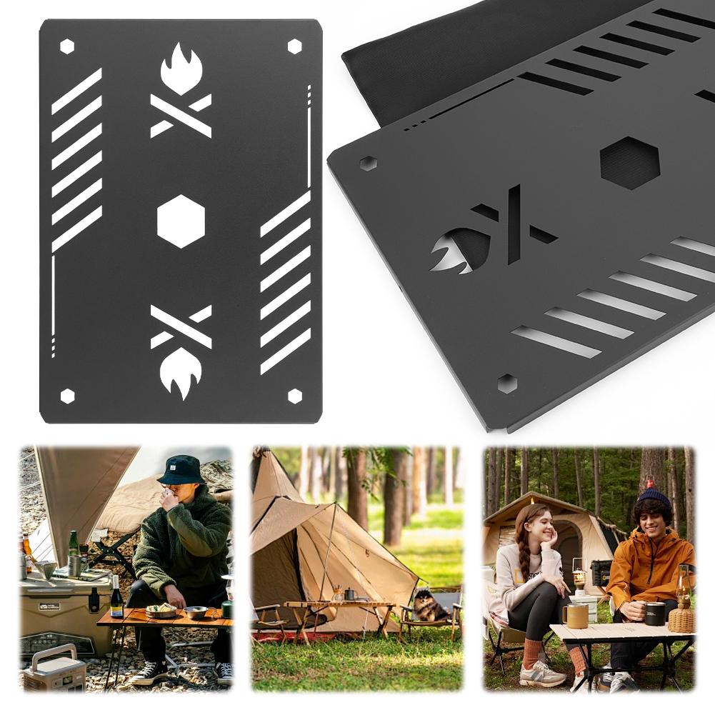 

Camping IGT Table Board Aluminum Alloy Outdoor Stove Furnace Board Camping Stove Table Plate for Snow Peak GS-450r/450k Stove Australia
