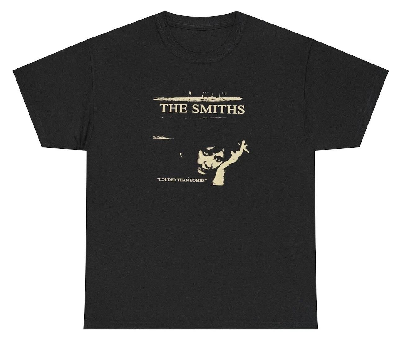 The Smiths T Shirt Band Gift Fan Morrissey 80s Louder Than Bombs Rock Band Tee L
