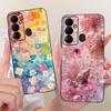 For Tecno Pop 6 GO Case BE6j Cute Bow Flowers Painted Cover Soft TPU Phone Case For Tecno Pop 6 Pro BE8 Pop6 GO Back Cover Coque