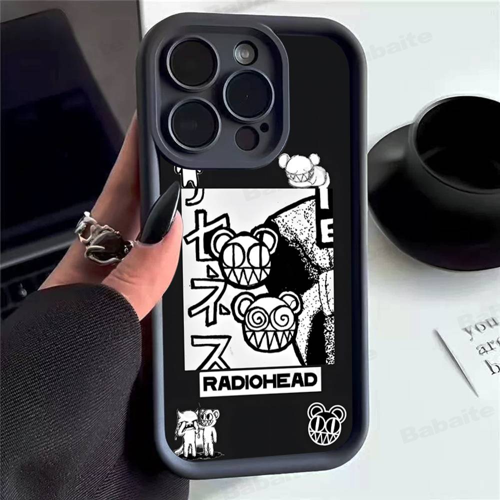Phone Case R-Radiohead Rock Band For Oppo Reno15 Reno14 Reno13 Reno12 Reno11 Reno10 Reno8 Reno7 Z T Pro Plus Soft TPU Back Cover