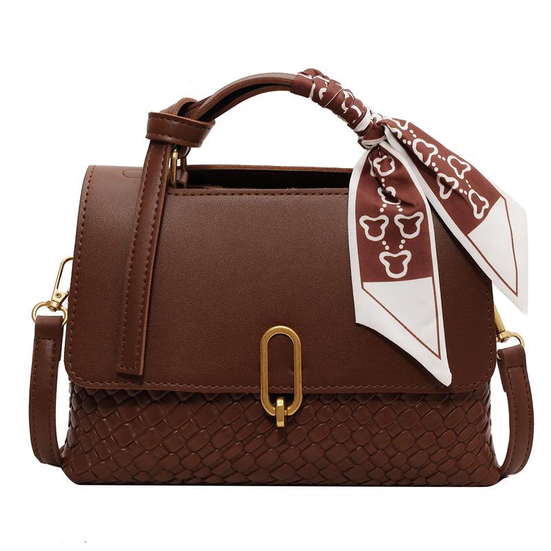 Today's Popular Small Bags for Women's Autumn Versatile New Retro Shoulder Messenger Bag Textured Portable Small Square Bag