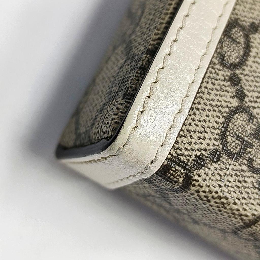 [Pre-Owned] Gucci Horsebit 1955 Mini Bag 'Beige/Ebony/White' - Very Good #XPZU1A