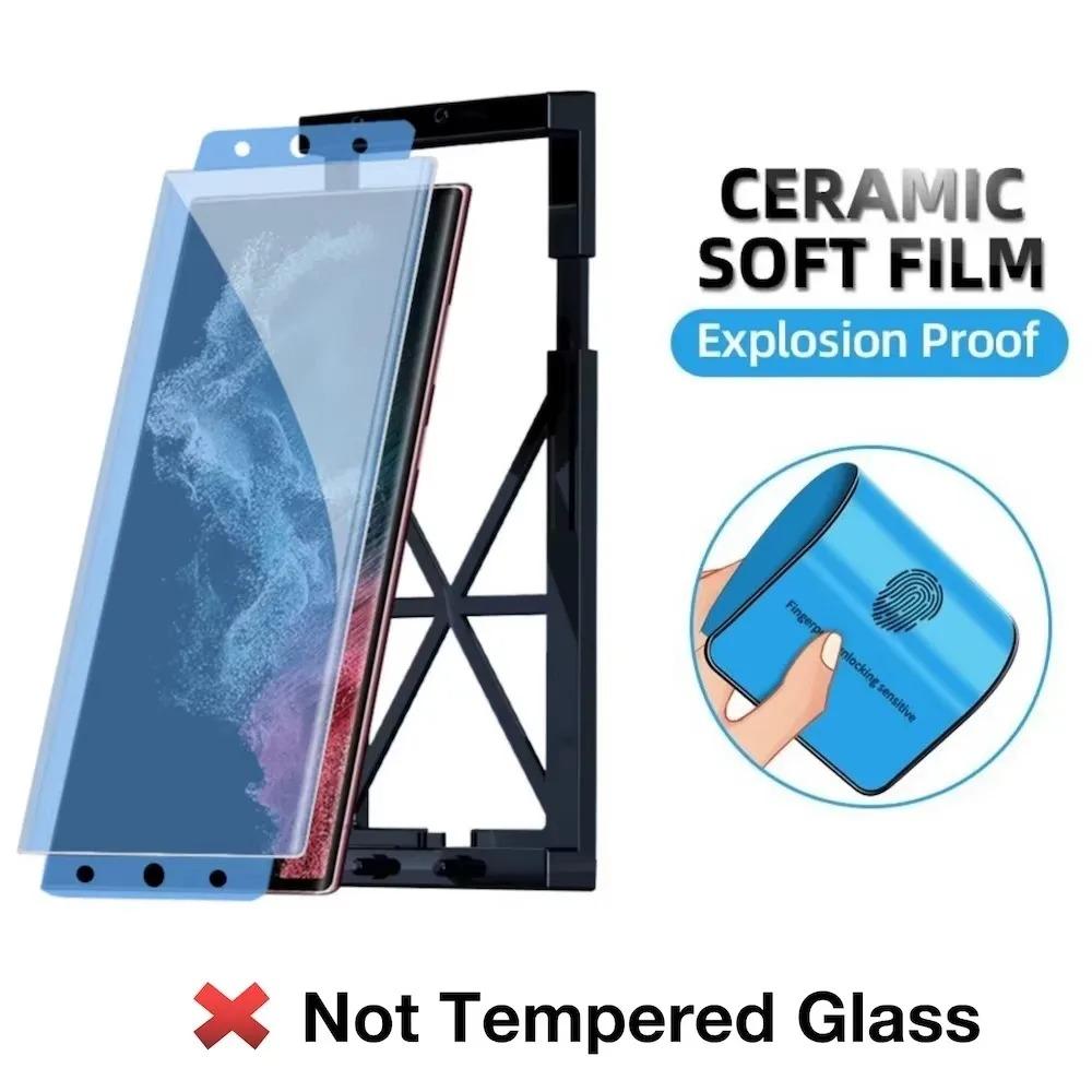 Ceramic Film Screen Protector For Redmi Note 14 13 Pro Plus Galaxy 3Pcs Explosion Proof With Install Kit112