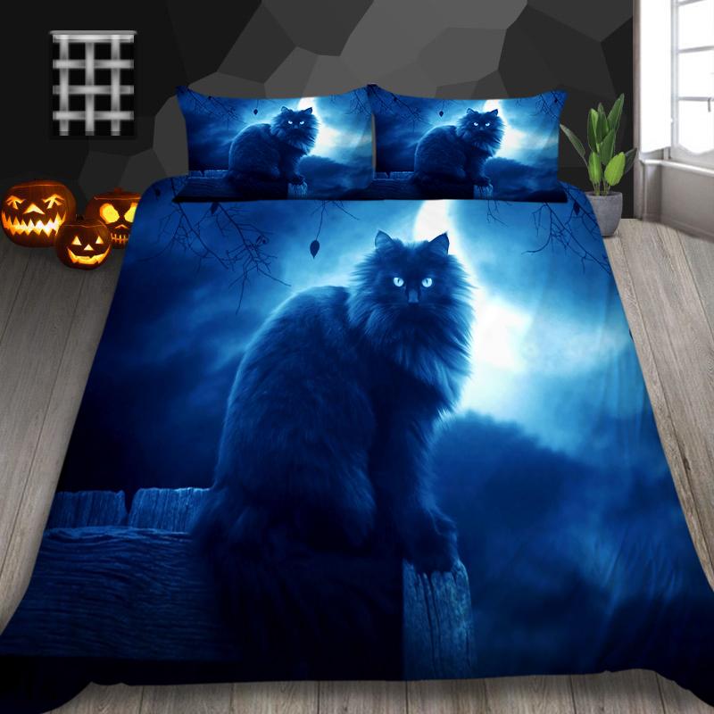 Halloween Duvet Cover Unique Design King Size Bedding 3D Printing Home Textiles Boy Girl Soft Bedding Cover Set