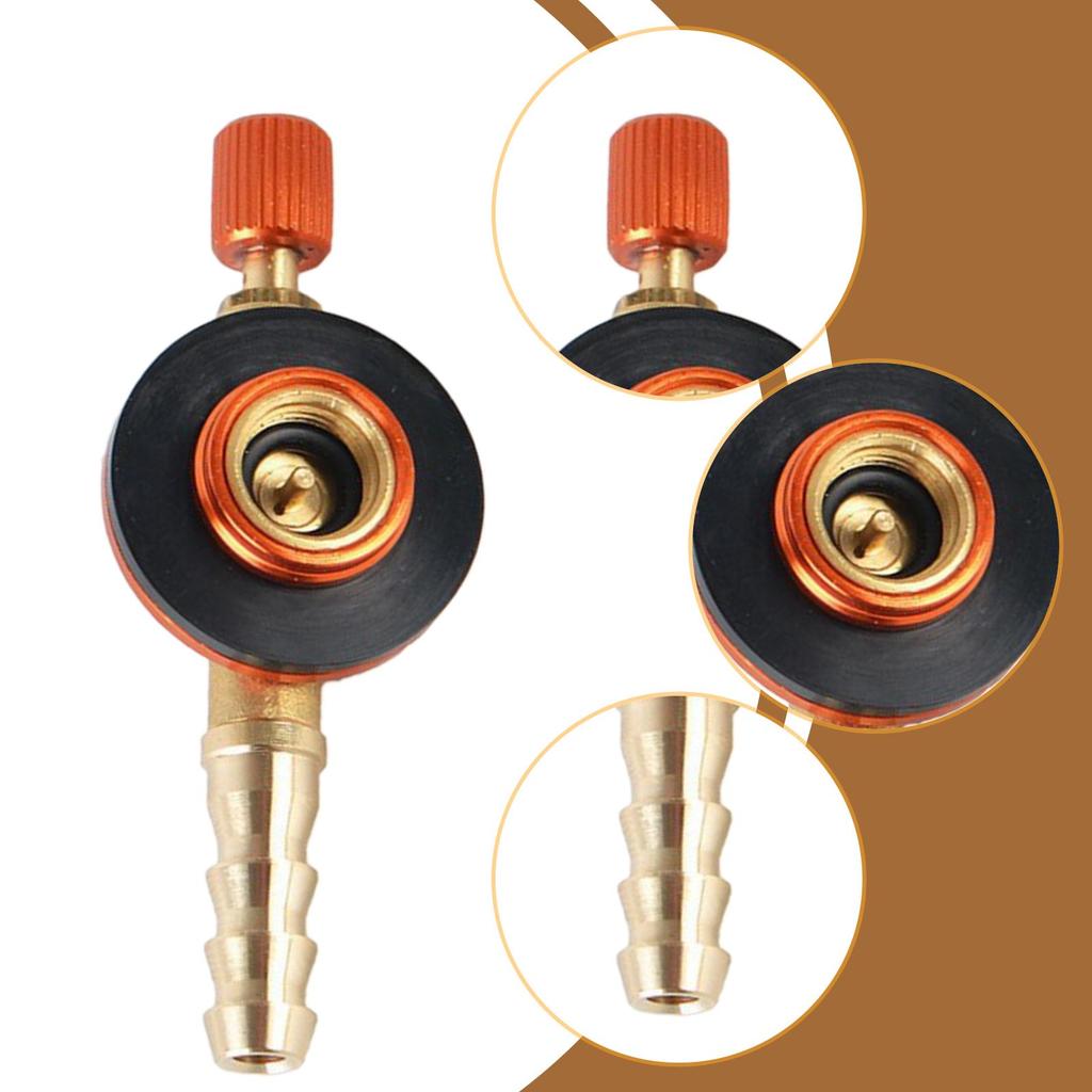 Gas Tank Adapter Converter Inflatable Valve for Barbecue Hiking Grilling