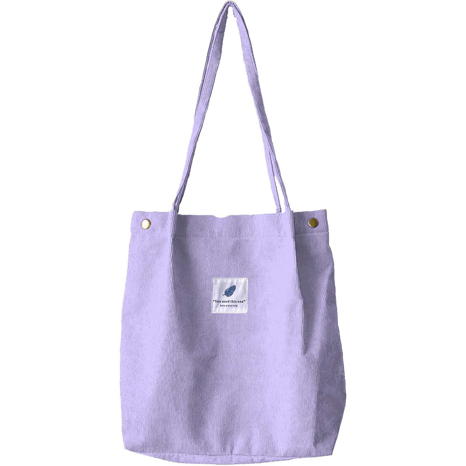 

[TORABERU] New for 2025 Women s Corduro Tote Bag, Shoulder Bag, Laptop Storage, A4 Size, Large Capacity, Interior Pocket, Reusable. Stylish, Casual,