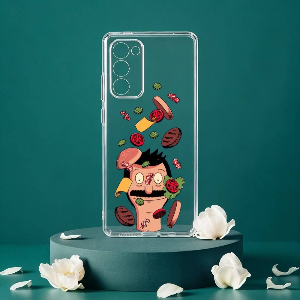 B-Bob's B-Burgers-RS Phone Case For Samsung Galaxy S24 S25 S23 S22 S21 Plus S24 S25 Transparent Cover Case