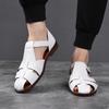 Fashion Summer Men's Fisherman Sandals High-Quality Comfortable Breathable With Cross -Buckle Toe Caps  Are Lightweight And Casual Shoes