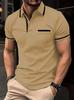 Essentieel Poloshirt met Korte Mouwen en Contrasterende Afwerking, Ideaal voor Casual Kleding.