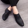 Black Men's Business Leather Shoes Minimalist Classic Style Design Fashion Party Daily Work and Office Shoes Retro