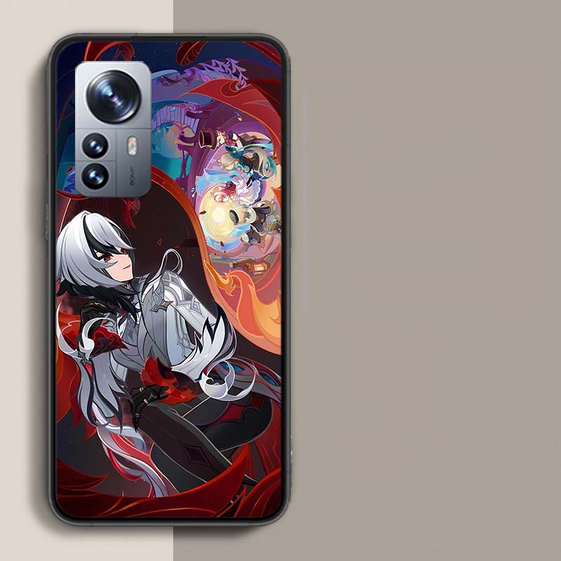 Arlecchino Genshin Impact Phone Case For Xiaomi 15 Poco X7 X6 F7 14 Ultra Mi F6 F5 F4 F3 X5 X4 X3 M6 Pro M5 M5S M3 Capa Coque