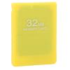 32MB Game Memory Card High Speed FMCB 1.966 Memory Card Data Storage Memory Card for PS2Yellow