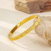 Retro European-American Luxury Stainless Steel Buckle Bracelet