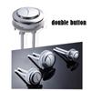1pc ABS Toilet Water Tank Button Round Valve Toilet Flusher Dual Push Flushing Button  Closestool