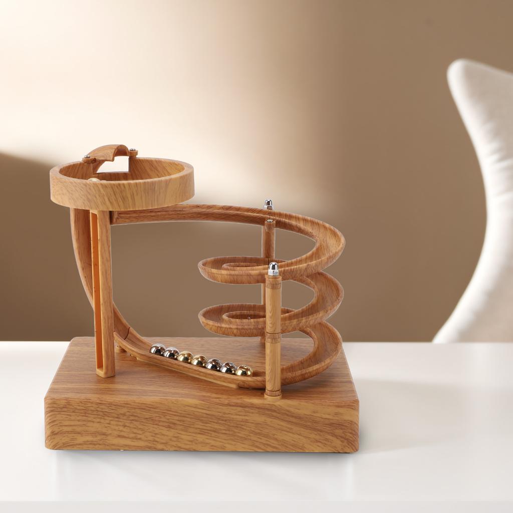 Artă Mașină de Mișcare Perpetuă Ornament de Birou Minge Rulantă Non Stop de Masă Principiu Dinamică pentru Afișare