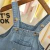 Baby Boy Solide Denim Overalls Kind Jean Hosen Infant Overall Kinder Kleidung der Kinder Overalls Herbst Mädchen Outfits