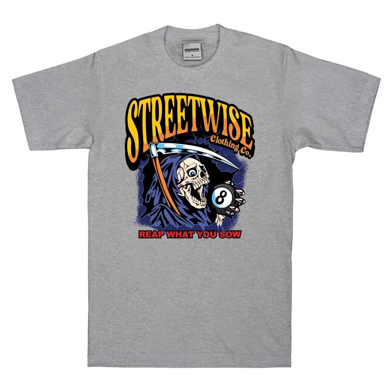 Streetwise Clothing Reaper T-Shirt Gray - Streetwear M